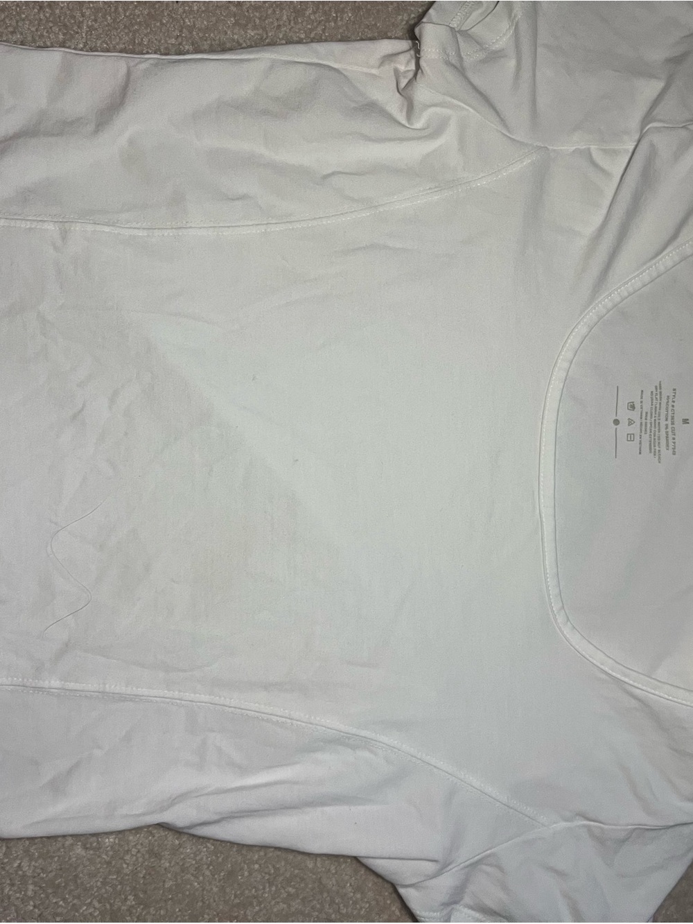 Women's White Short Sleeve Scoop Neck Tee